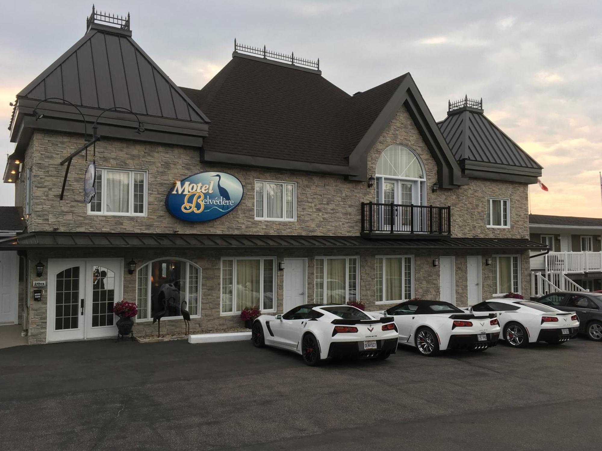 Motel Vue Belvedere Saint-Siméon Buitenkant foto