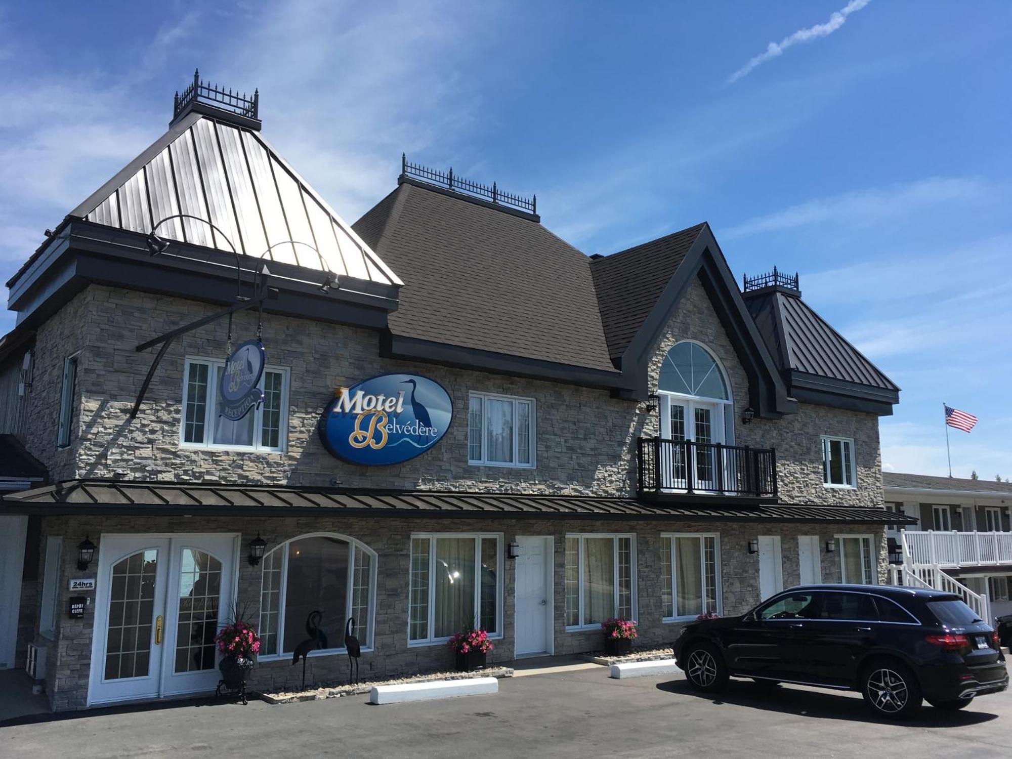 Motel Vue Belvedere Saint-Siméon Buitenkant foto