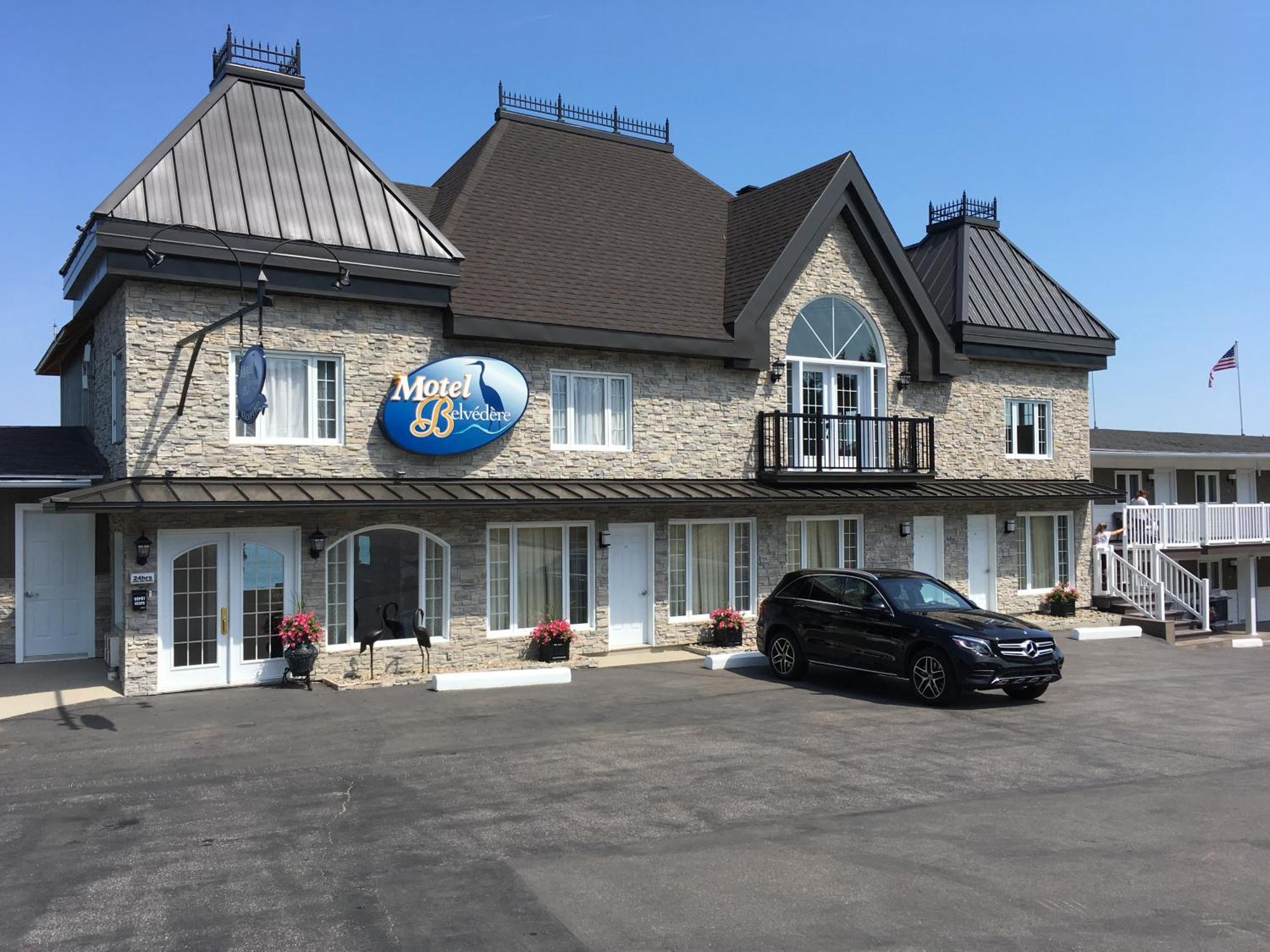 Motel Vue Belvedere Saint-Siméon Buitenkant foto